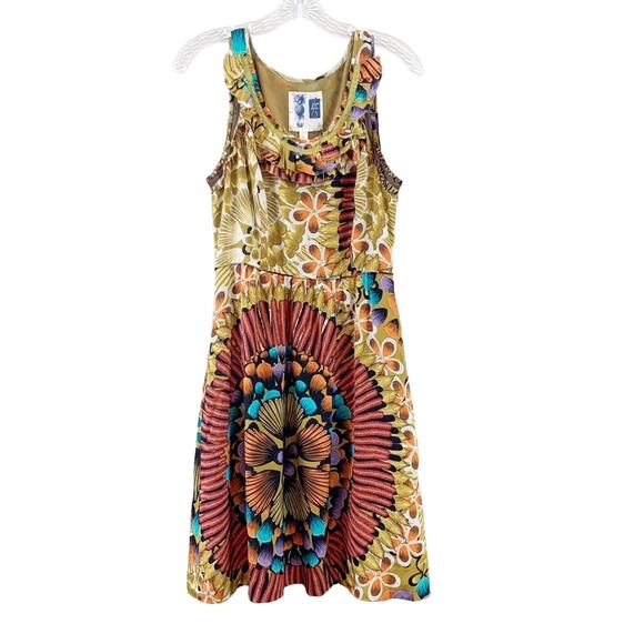 Anthropologie Edme & Esyllte Lappula Silk Midi Dress - Picture 2 of 10